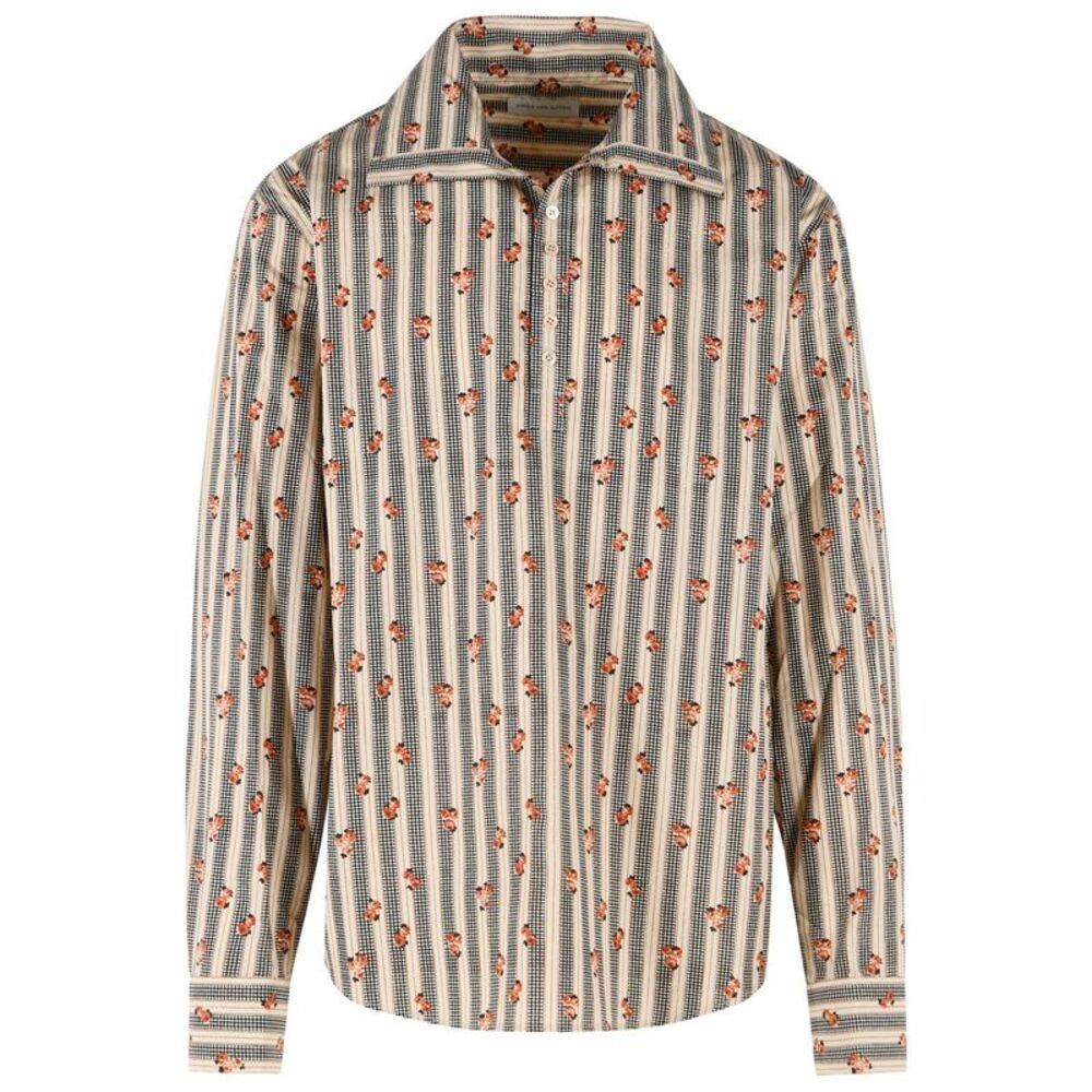Dries Van Noten 'Cedon' Beige Cotton Shirt Men